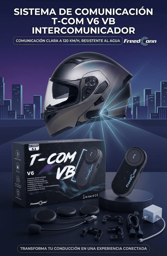 Intercomunicador Freedconn TCOM VB V6 | Garantia De 2 Años